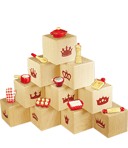 Présentoir Cubes Mes Petits Ustensiles