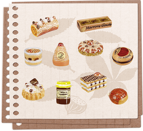 Alcara - Collection de fèves épiphanie 2026 : Chaud chaud les marrons