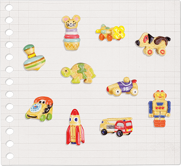 Alcara - Collection de fèves épiphanie 2026 : Dans mon coffre à jouets