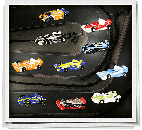 Alcara - Collection de fèves épiphanie 2026 : Formule E