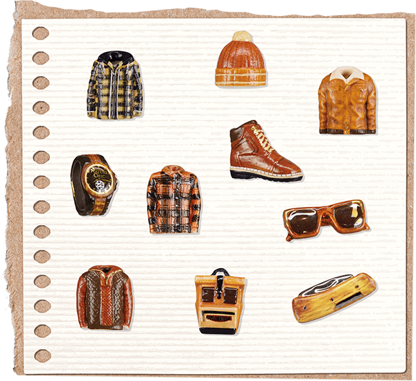 Alcara - Collection de fèves épiphanie 2026 : Nature chic