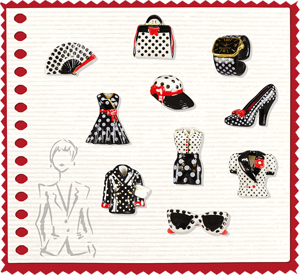 Alcara - Collection de fèves épiphanie 2026 : Tiré à quatre épingles