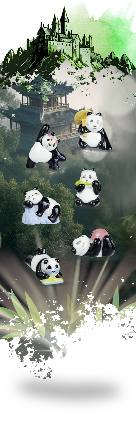 alcara collection de feves epiphanie 2025 les royaumes la vie secrete des pandas