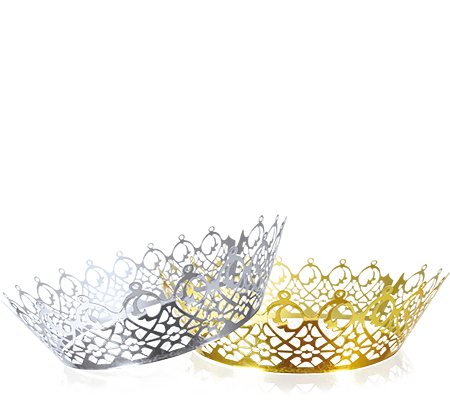 Couronnes Dentelle Or et Argent