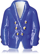 Fève Aclara Épiphanie 2027 - Glamour en Bleu Reine