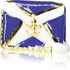 Fève Aclara Épiphanie 2027 - Glamour en Bleu Reine