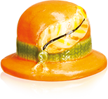 Fève Aclara Épiphanie 2027 - Les Chapeaux Plumes Prestige